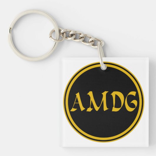 AMDG SLEUTELHANGER (voorkant)