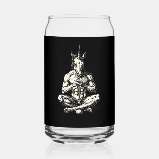 Amduscias De Stilte Is Oorverdovend Blikvorm Glas (Achterkant)
