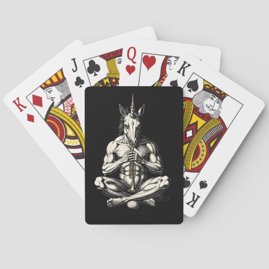 Amduscias De Stilte Is Oorverdovend Pokerkaarten (Achterkant)