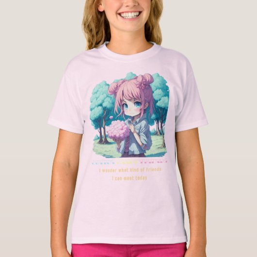 Ame-chan :Cotton Candy Friends T-shirt (Voorkant)