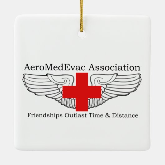 AMEA Logo / Motto Ornament (Achterkant)