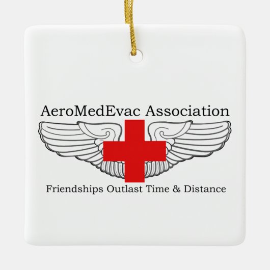 AMEA Logo / Motto Ornament (Voorkant)