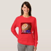AMEC2010 Red Womens' Long-sleeved T-shirt (Voorkant volledig)