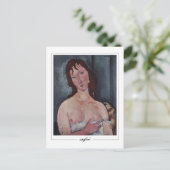 Amedeo Modigliani #123 - Fijne Kunst Briefkaart (Staand voorkant)