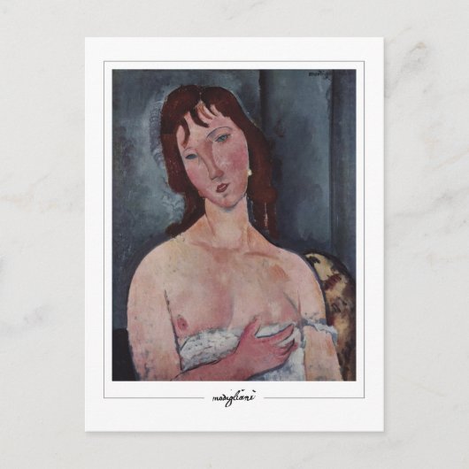 Amedeo Modigliani #123 - Fijne Kunst Briefkaart (Voorkant)