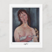 Amedeo Modigliani #123 - Kunstkunst Briefkaart (Voorkant)