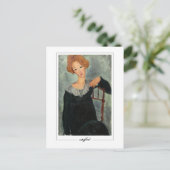 Amedeo Modigliani #12 - Kunst Briefkaart (Staand voorkant)