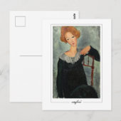 Amedeo Modigliani #12 - Kunst Briefkaart (Voorkant / Achterkant)