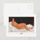 Amedeo Modigliani #133 - Fijne Kunst Briefkaart (Voorkant / Achterkant)