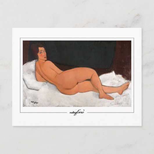 Amedeo Modigliani #133 - Fijne Kunst Briefkaart (Voorkant)