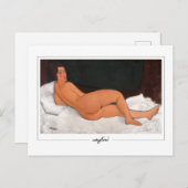 Amedeo Modigliani #133 - Kunstkunst Briefkaart (Voorkant / Achterkant)