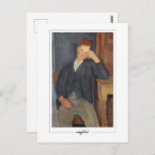 Amedeo Modigliani #14 - Fijne Kunst Briefkaart (Voorkant / Achterkant)