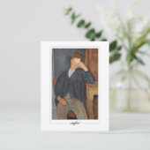 Amedeo Modigliani #14 - Kunst Briefkaart (Staand voorkant)
