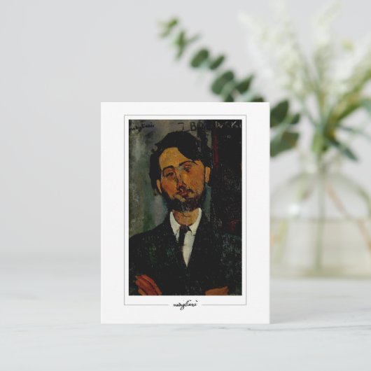 Amedeo Modigliani #158 - Fijne Kunst Briefkaart (Staand voorkant)
