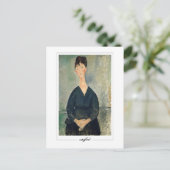 Amedeo Modigliani #15 - Fijne Kunst Briefkaart (Staand voorkant)