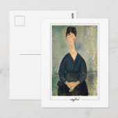 Amedeo Modigliani #15 - Fijne Kunst Briefkaart (Voorkant / Achterkant)