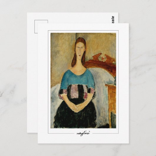 Amedeo Modigliani #1 - Fijne Kunst Briefkaart (Voorkant / Achterkant)