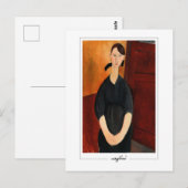 Amedeo Modigliani #255 - Fijne Kunst Briefkaart (Voorkant / Achterkant)
