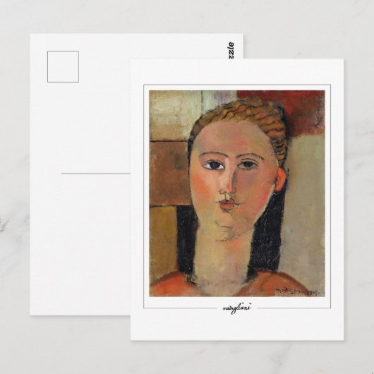 Amedeo Modigliani #269 - Fijne Kunst Briefkaart (Voorkant / Achterkant)