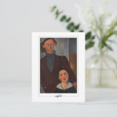 Amedeo Modigliani #293 - Kunstkunst Briefkaart (Staand voorkant)