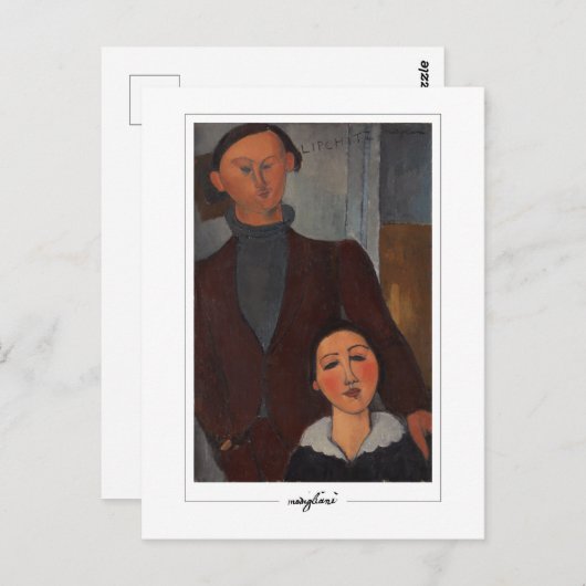 Amedeo Modigliani #293 - Kunstkunst Briefkaart (Voorkant / Achterkant)