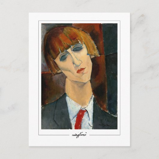 Amedeo Modigliani #2 - Fijne Kunst Briefkaart (Voorkant)
