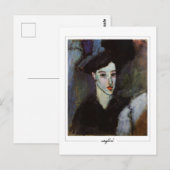 Amedeo Modigliani #304 - Fijne Kunst Briefkaart (Voorkant / Achterkant)