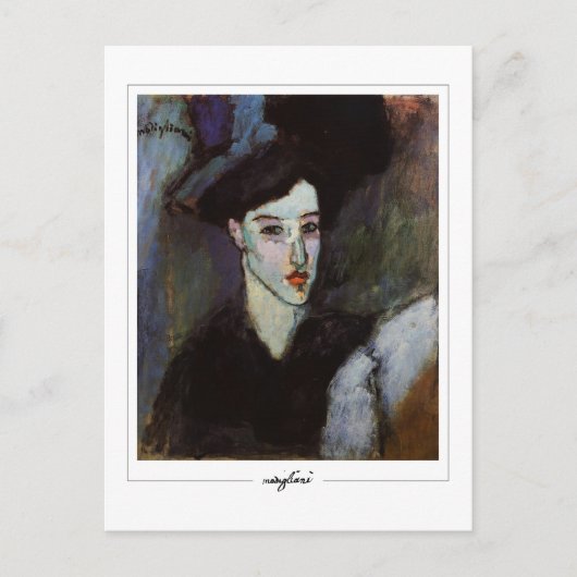 Amedeo Modigliani #304 - Fijne Kunst Briefkaart (Voorkant)