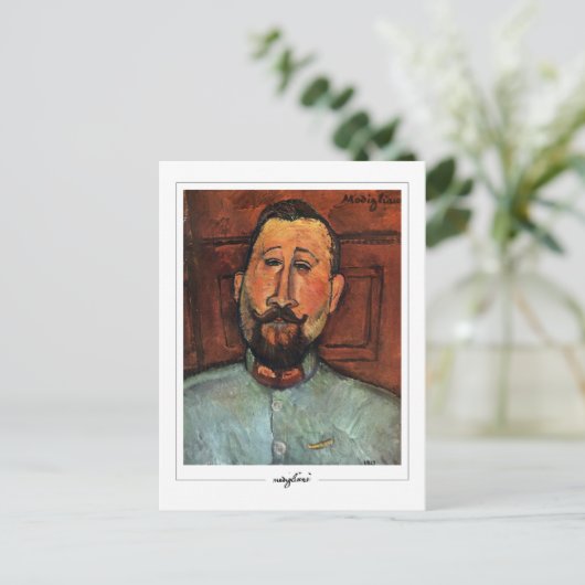 Amedeo Modigliani #317 - Fijne Kunst Briefkaart (Staand voorkant)