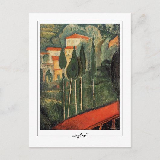 Amedeo Modigliani #334 - Fijne Kunst Briefkaart (Voorkant)