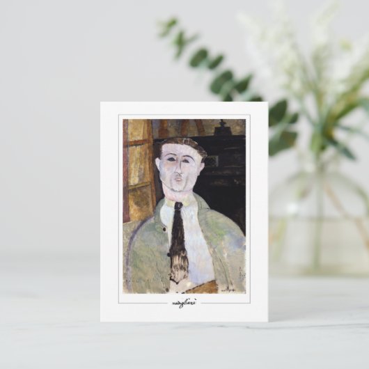 Amedeo Modigliani #352 - Kunstkunst Briefkaart (Staand voorkant)