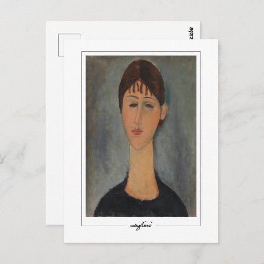 Amedeo Modigliani #353 - Kunstkunst Briefkaart (Voorkant / Achterkant)