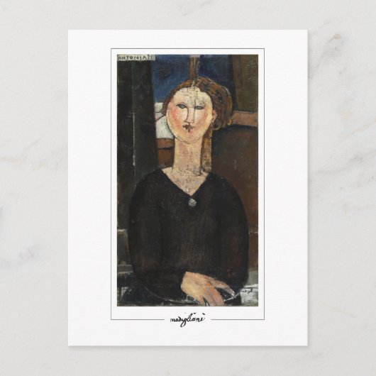Amedeo Modigliani #7 - Fijne Kunst Briefkaart (Voorkant)