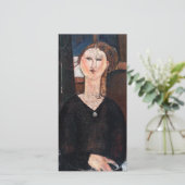 Amedeo Modigliani - Antonia Bedankkaart (Staand voorkant)