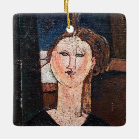 Amedeo Modigliani - Antonia Keramisch Ornament (Voorkant)