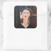 Amedeo Modigliani - Antonia Vierkante Sticker (Tas)