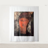 Amedeo Modigliani art painting Wandkleed (Voorkant)