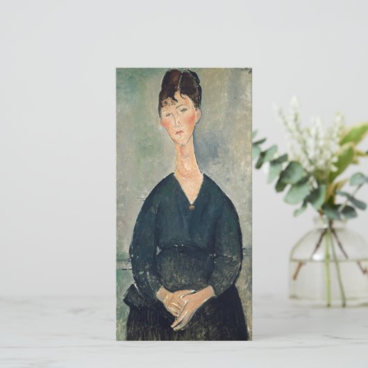 Amedeo Modigliani - Cafe singer Bedankkaart (Staand voorkant)