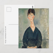 Amedeo Modigliani - Cafe singer Briefkaart (Voorkant / Achterkant)