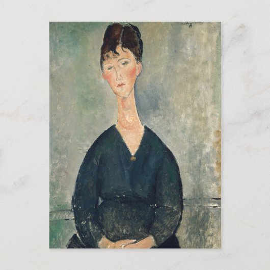 Amedeo Modigliani - Cafe singer Briefkaart (Voorkant)