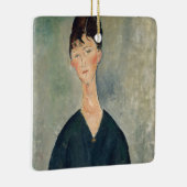 Amedeo Modigliani - Cafe singer Keramisch Ornament (Rechts)