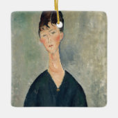 Amedeo Modigliani - Cafe singer Keramisch Ornament (Voorkant)