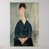 Amedeo Modigliani - Cafe singer Poster (Voorkant)