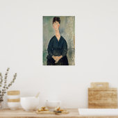 Amedeo Modigliani - Cafe singer Poster (Keuken)