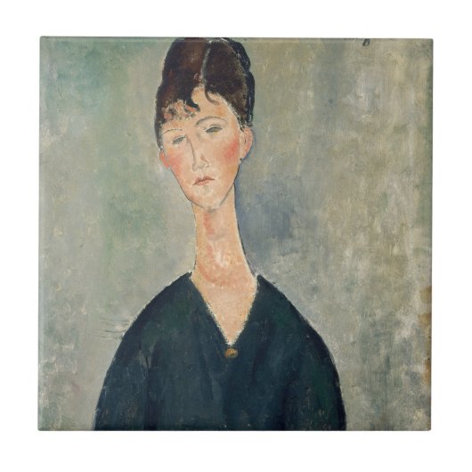 Amedeo Modigliani - Cafe singer Tegeltje (Voorkant)