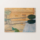 Amedeo Modigliani - Cypresses en Huizen in Cagnes Legpuzzel (Horizontaal)