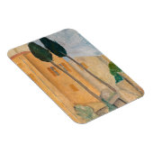 Amedeo Modigliani - Cypresses en Huizen in Cagnes Magneet (Rechterzijde)