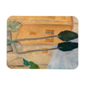 Amedeo Modigliani - Cypresses en Huizen in Cagnes Magneet (Horizontaal)