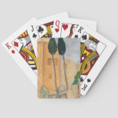 Amedeo Modigliani - Cypresses en Huizen in Cagnes Pokerkaarten (Achterkant)