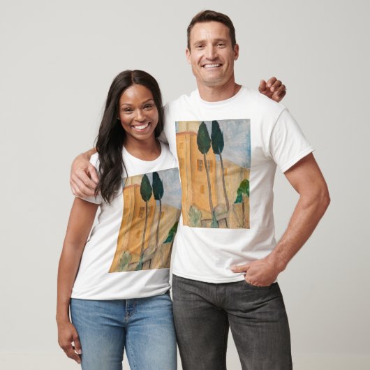 Amedeo Modigliani - Cypresses en Huizen in Cagnes T-shirt (Unisex)